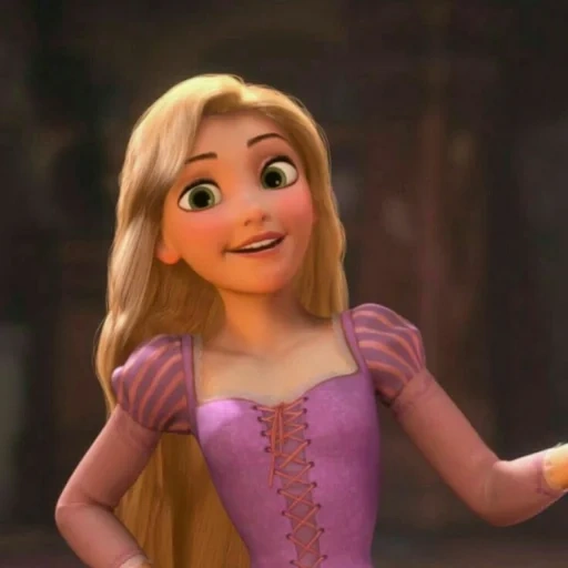 rapunzel, princesa de pelo largo, caricatura princesa de pelo largo, princesa de pelo largo, personajes de princesa de pelo largo