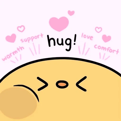 hug, lemon tv, to be happy, cartoon cute, from my hug