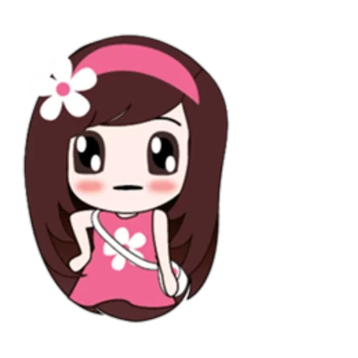 anime, lovely, girl, lovely girl, cute drawings of chibi