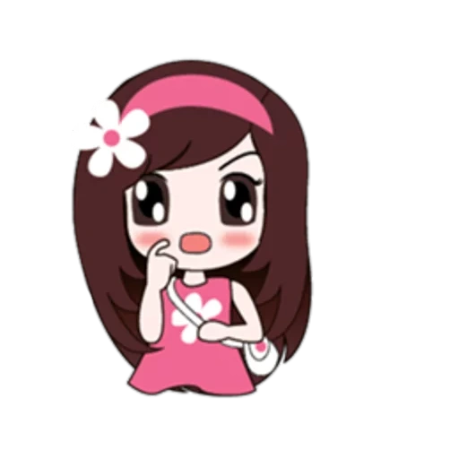 anime, lovely, girl, lovely girl, cute drawings of chibi