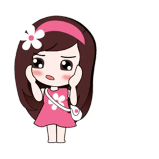 chibi, girl, drawings chibi, lovely girl, cute drawings of chibi