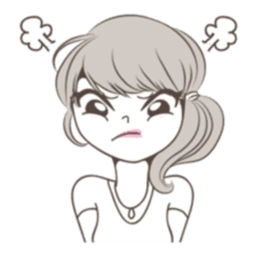 mujer joven, imagen, chibi jimin, dibujos de anime, chica chica