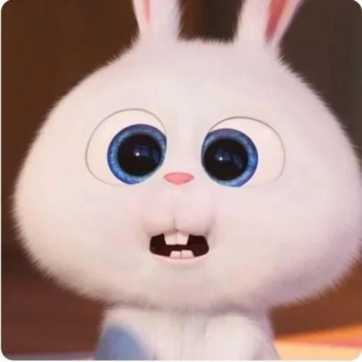 conejito, la vida secreta de las mascotas, vida secreta de las mascotas 2, vida secreta de mascotas liebre bola de nieve, snowball rabbit cartoon secret life of pets