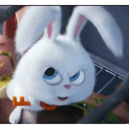 bola de neve de coelho, hare snowball secret life, life secret life home rabbit snowball, rabbit snowball last life of pets 1, a vida secreta dos animais de estimação é a neve