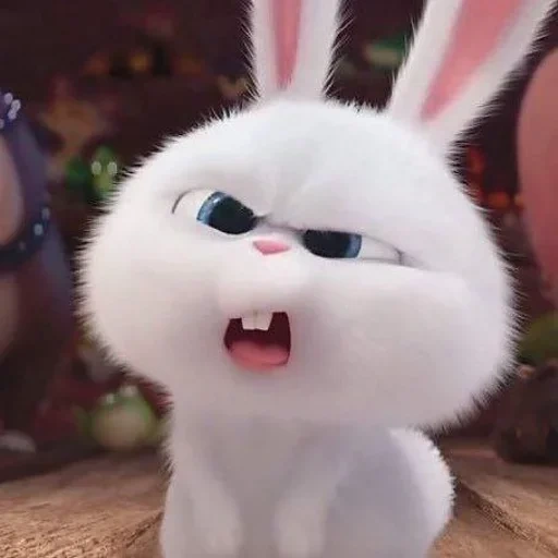 hare do mal, rabbit irritado, bola de neve de coelho, a vida secreta dos animais de estimação, little life of pets rabbit