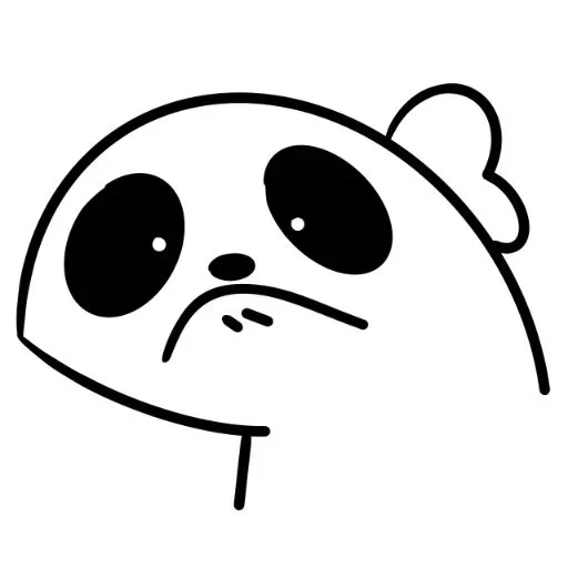 momoff, panda sticker, panda lover face, crying little panda, gao lang programming language