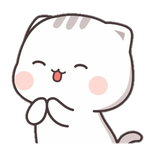 kawaii, kucing kawaii, gambar lucu, kucing kawaii, kitty chibi kawaii