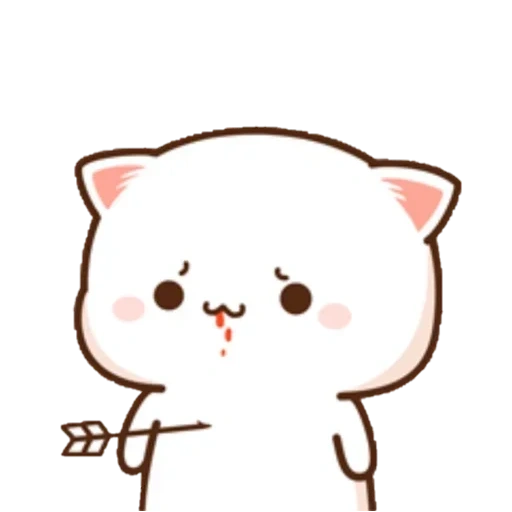 kawaii, kavay cats, gatti kawaii, disegni di kawaii carini, kawaii gatto bianco