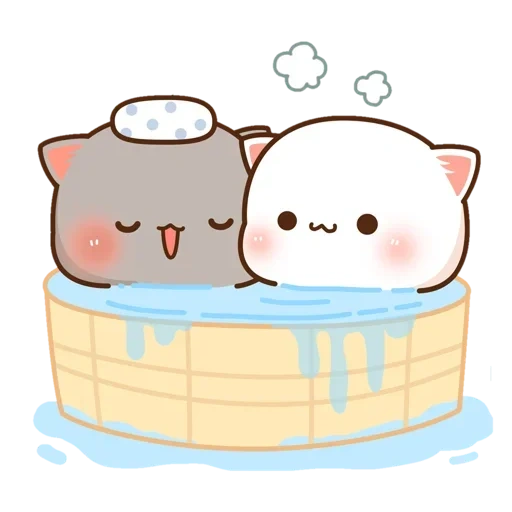 dessins kawaii, chat kawaii, mochi cat goma, chats kawaii, beaux chats kawaii