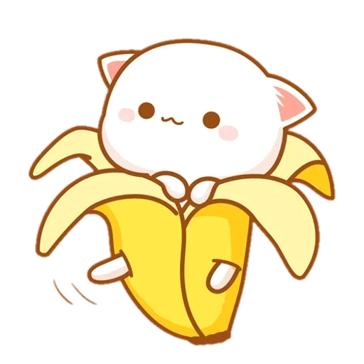 chère banane, belles bananes, dessins kawaii, dessins mignons, dessins kawaii mignons