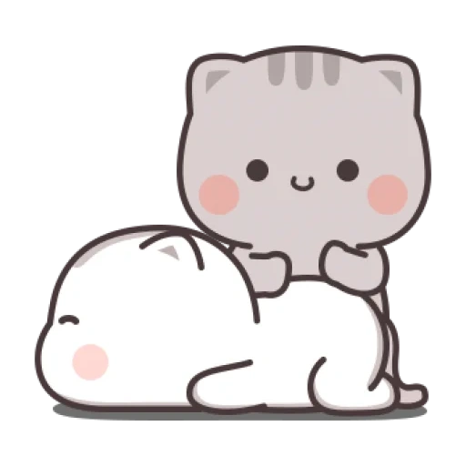 kucing kawaii, kucing kawaii, kitty chibi kawaii, gambar kawaii yang lucu, love cats kawaii