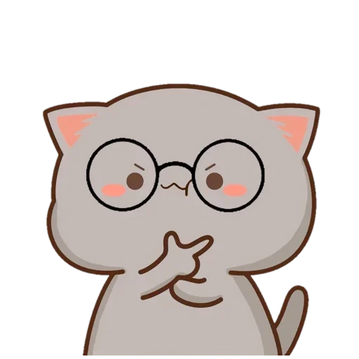 chat, les animaux sont mignons, kitty chibi kawaii, dessins mignons de bétail, dessins de chats mignons