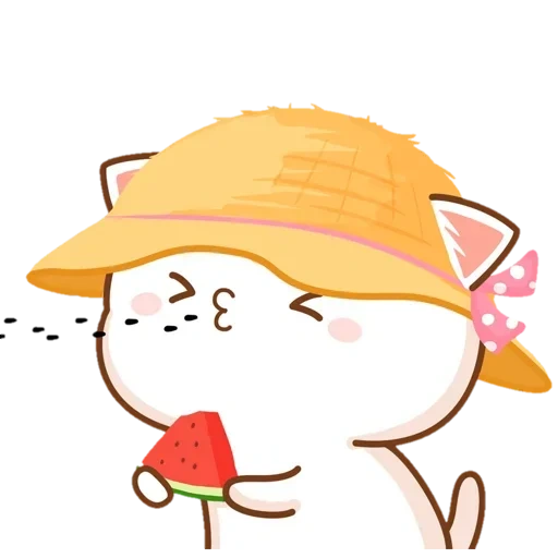 pola yang lucu, kucing persik mochi, pola anime yang lucu, pola yang lucu sangat lucu, gambar anjing laut yang indah