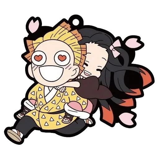 anime süß, tanziro chibby, anime charaktere, kimetsu no yaiba, chibi kimetsu no yaiba