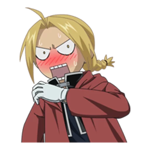 ahli alkimia, alkemis fullmetal, stiker alkemis baja, edward elric steel alchemist