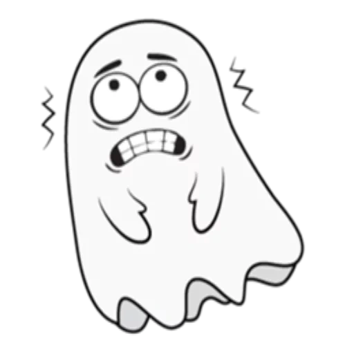 ghost, fantasma colorido, fantasma dos desenhos animados, coloração fantasma, coloração fantasma