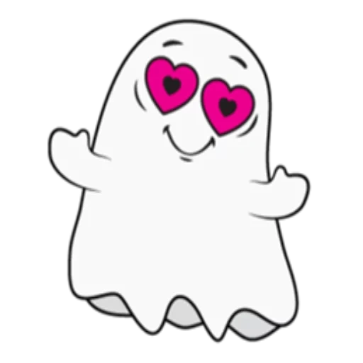 ghost, obake ghost, happy ghost, cute ghost, disaver drawing cute