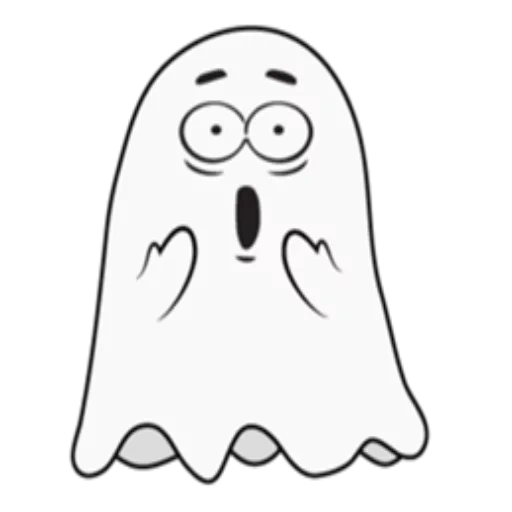 ghost, ghost, ghost coloré, motif fantôme, pencil ghost