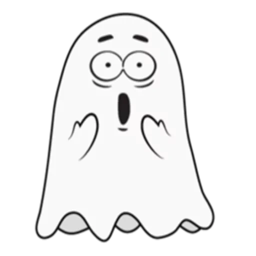 ghost, hantu, warna hantu, pola hantu, pensil hantu