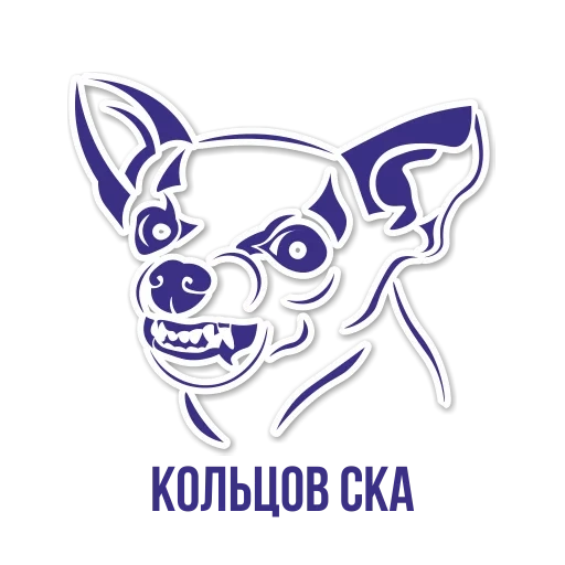 cabeça de arma chihuahua, emblema chihuahua, cão chihuahua, chihuahua logo, modelo chihuahua