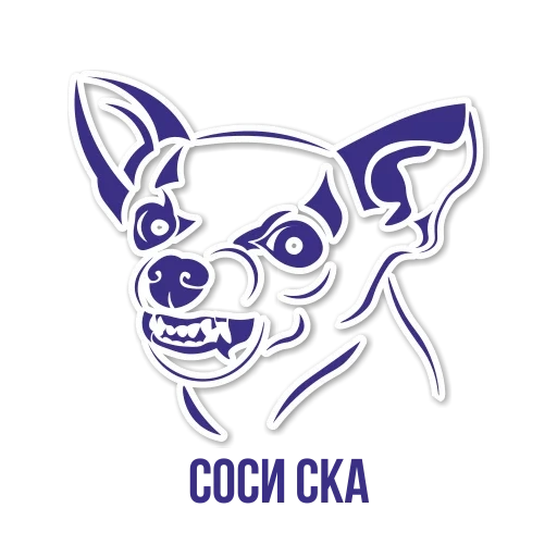 chihuahua, chihuahua mord, chienne de chihuahua, logo shihuhua, pochoir chihuahua