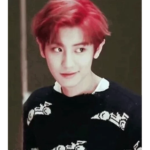 chanel, pak chanyeol, exo chanyeol, exo baekhyun, cheveux roux exo chanyeol