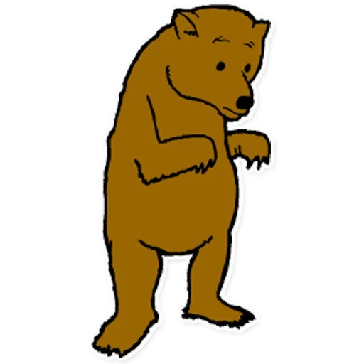 urso, urso de crianças, urso marrom, urso urso, caráter de urso