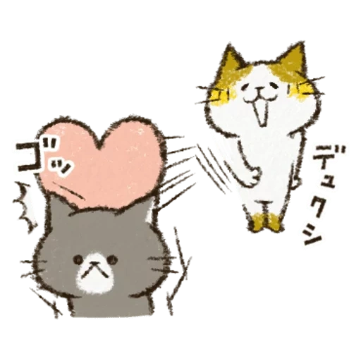 kucing, kucing, kucing, kucing lucu, kucing anime