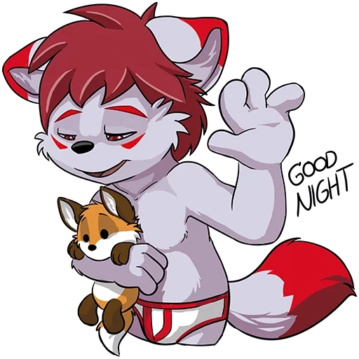 anime, peludo, arte furri, fox furri