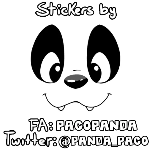 panda, panda face, panda luo richa, smoked ice panda