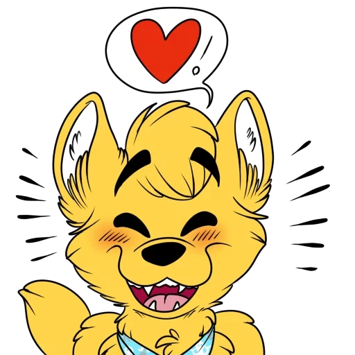 fox, animation, new, nice stickers