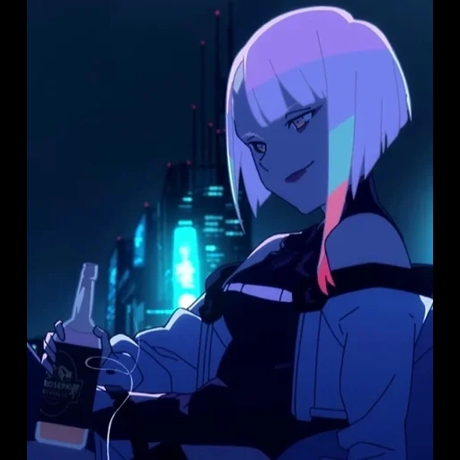 animação, cartaz de anime, série de animação, animação cyberpunk, animação cyberpunk 2077