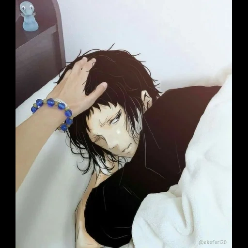 animación, figura, creatividad de animación, medio de akutagawa dragon, akutagawa medio desnudo