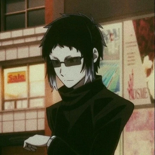 anime boy, ryunosuke akutagawa, anime de ryunosuke akutagawa, capture d'écran de l'anime akutagawa ryunosuke