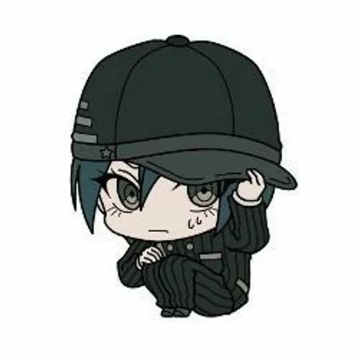 рисунок, шуичи сайхара, shuichi saihara, shuichi saihara chibi, danganronpa v3 killing harmony