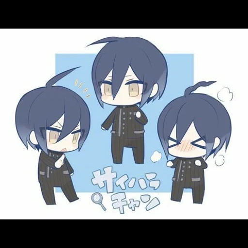 chibi, piscine sugar chibi, kaito momoda chibi, piscine saihara chibi, piscine de tangan long pa chibi