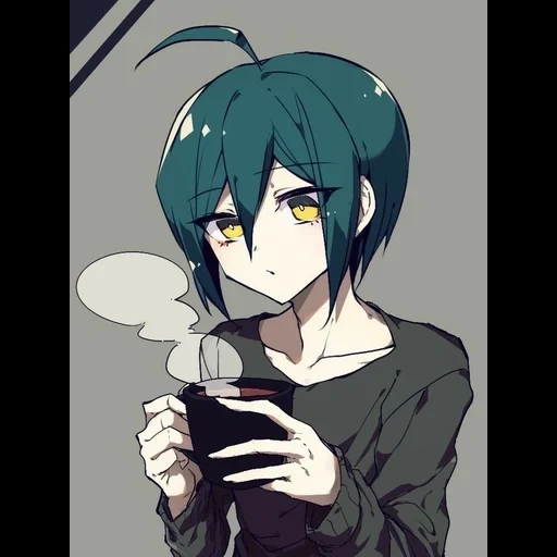 anime di water one, i personaggi degli anime, shuichi saihara, zaiwara mizuichi cameriera, danganronpa v3 killing harmony