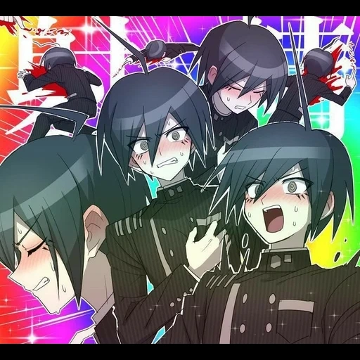 персонажи аниме, данганронпа v3 меме, дакимакуры шуичи саихара, danganronpa нинтендо свитч, данганронпа реакции wattpad т/и