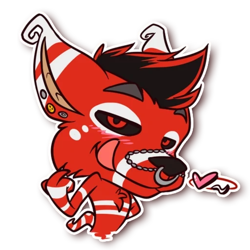 foxy, foxy foxy, foxy icon, fox stickers, fox foxy animatronics