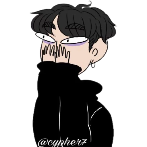 figure, people, bts arty, bts fanart, tang jun chibi