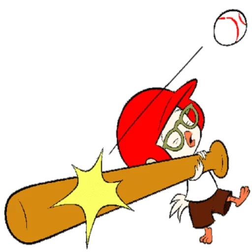 baseball bat, play baseball, anak ayam, pemandu sorak yang dicat, kesan anak-anak