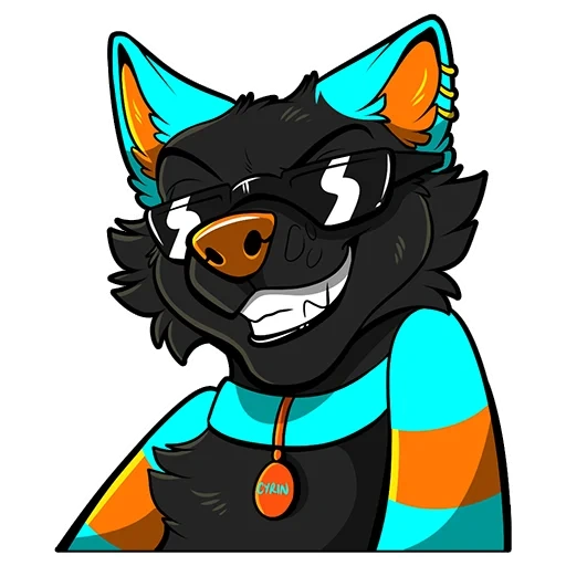 fuli, animation, people, lovely frie, luxray pokemon furry