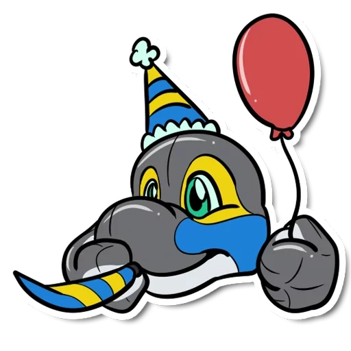 clipart, chapeau d'éléphant, lourdeur, king didi, king didi kirby