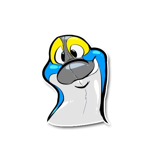 penguin, penguin with a white background, cartoon penguin, penguin penguins club