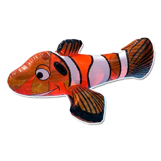 ikan badut, ikan mainan, mainan renang tiup ikan badut, bestway clownfish rider toy 41088 bw, safari ltd clownfish 204129