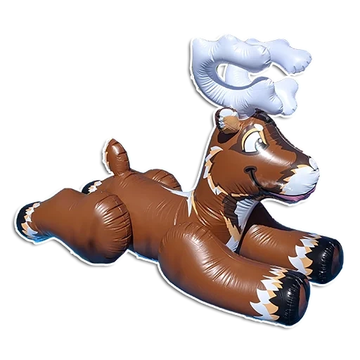 toys, inflatable, inflatable horse, chocolate horse, chocolate doll