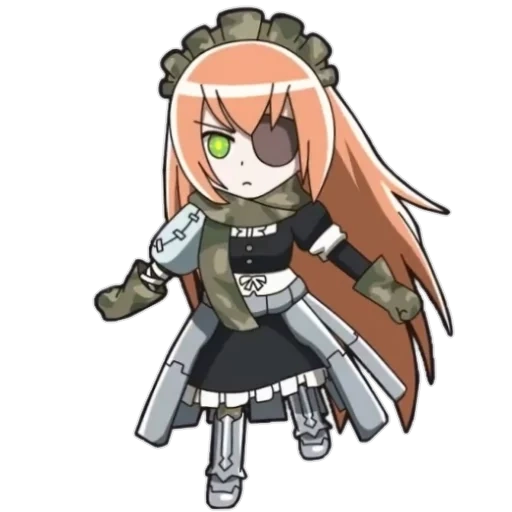 anime, bel anime, fille animée, personnages d'anime, cz2128 chibi delta