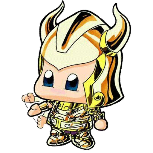 anime, loki chibi, chibi taureau, personnage fictif