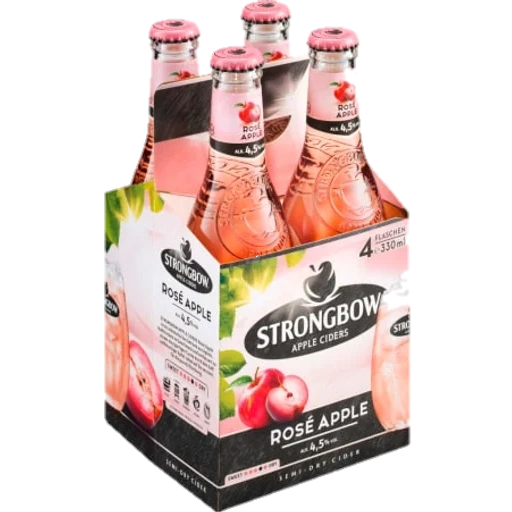 garrafa, vinho de maçã forte arco rosa, maçã vermelha de arco forte, fortalecimento da cidra cor-de-rosa, maçã forte arco rosa maçã
