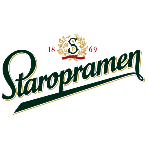 cerveza staropramen, logotipo de staro lawmain, logotipo de cerveza staroraman, logotipo de la cerveza staro derecho, vieja etiqueta premium de alabanza